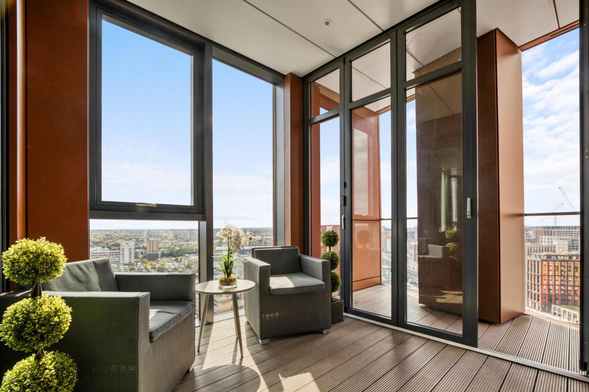 伦敦Stunning 360º View Luxurious Penthouse公寓 外观 照片